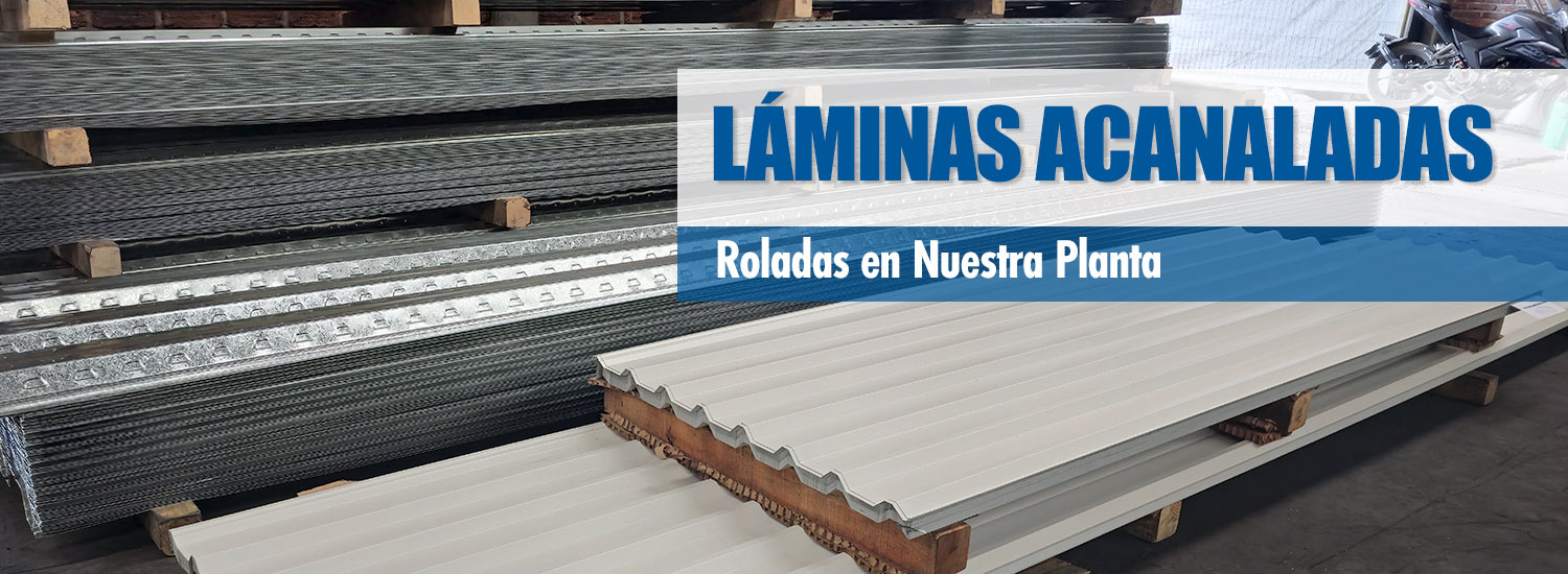 Laminas Acanaladas Banner